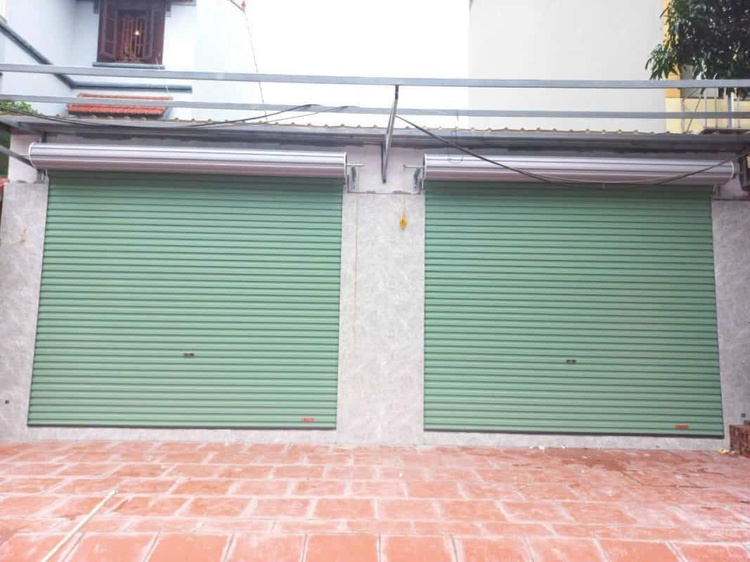 Cấu tạo chính của cửa cuốn kéo tay