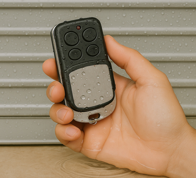 Remote cửa cuốn bị vô nước và cách khắc phục