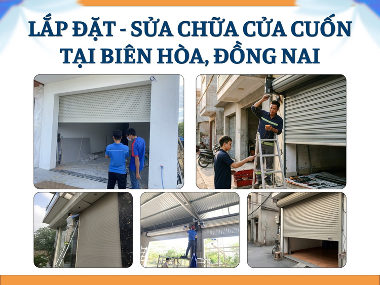 Lắp đặt cửa cuốn / sửa cửa cuốn Biên Hòa - Đồng Nai