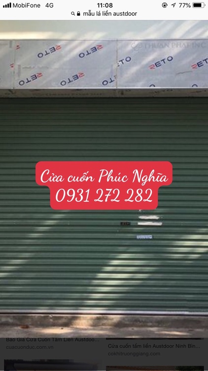 Tại sao nên lựa chọn lắp đặt cửa cuốn khe thoáng tại phường Tân Vạn