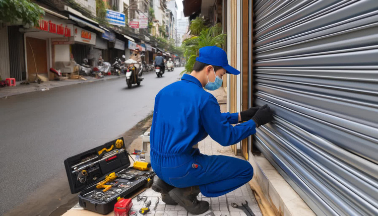 Những lỗi cửa cuốn thường gặp trong quá trình sử dụng