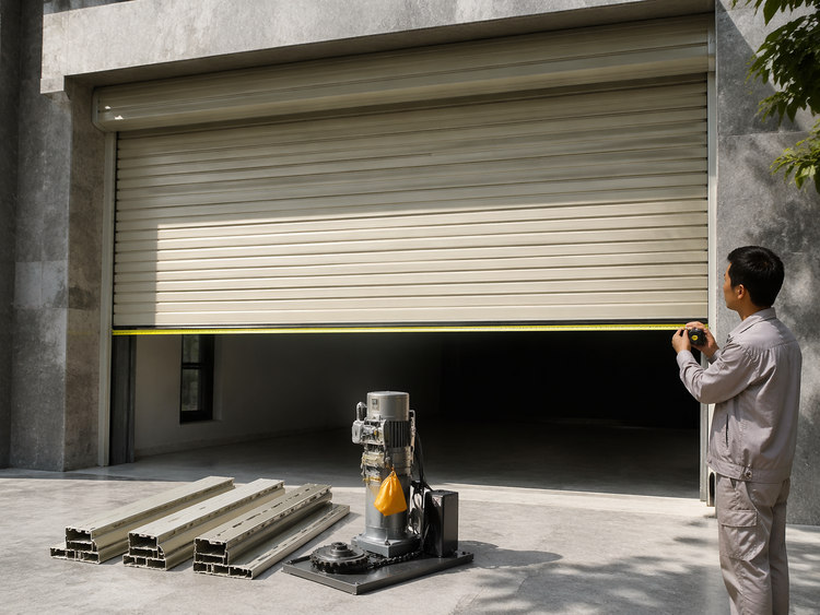 Kích thước cửa và trọng lượng cửa cuốn