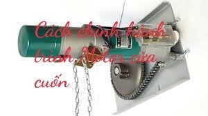 Cách chỉnh hành trình cho motor có xích kéo