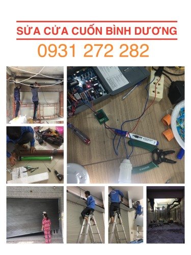 Dịch vụ sửa cửa cuốn tại Bình Dương 