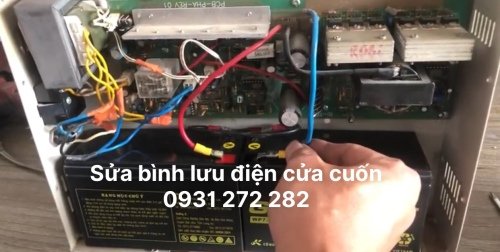 sửa ( UPS) bình lưu điện cửa cuốn tại Bình Dương 