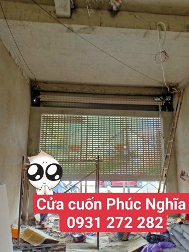 Thi công lắp đặt cửa cuốn Đức Titadoor tại TP Biên Hòa - Đồng Nai 