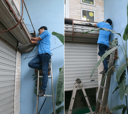 Sửa cửa cuốn tại nhà khu vực Biên Hòa - Đồng Nai